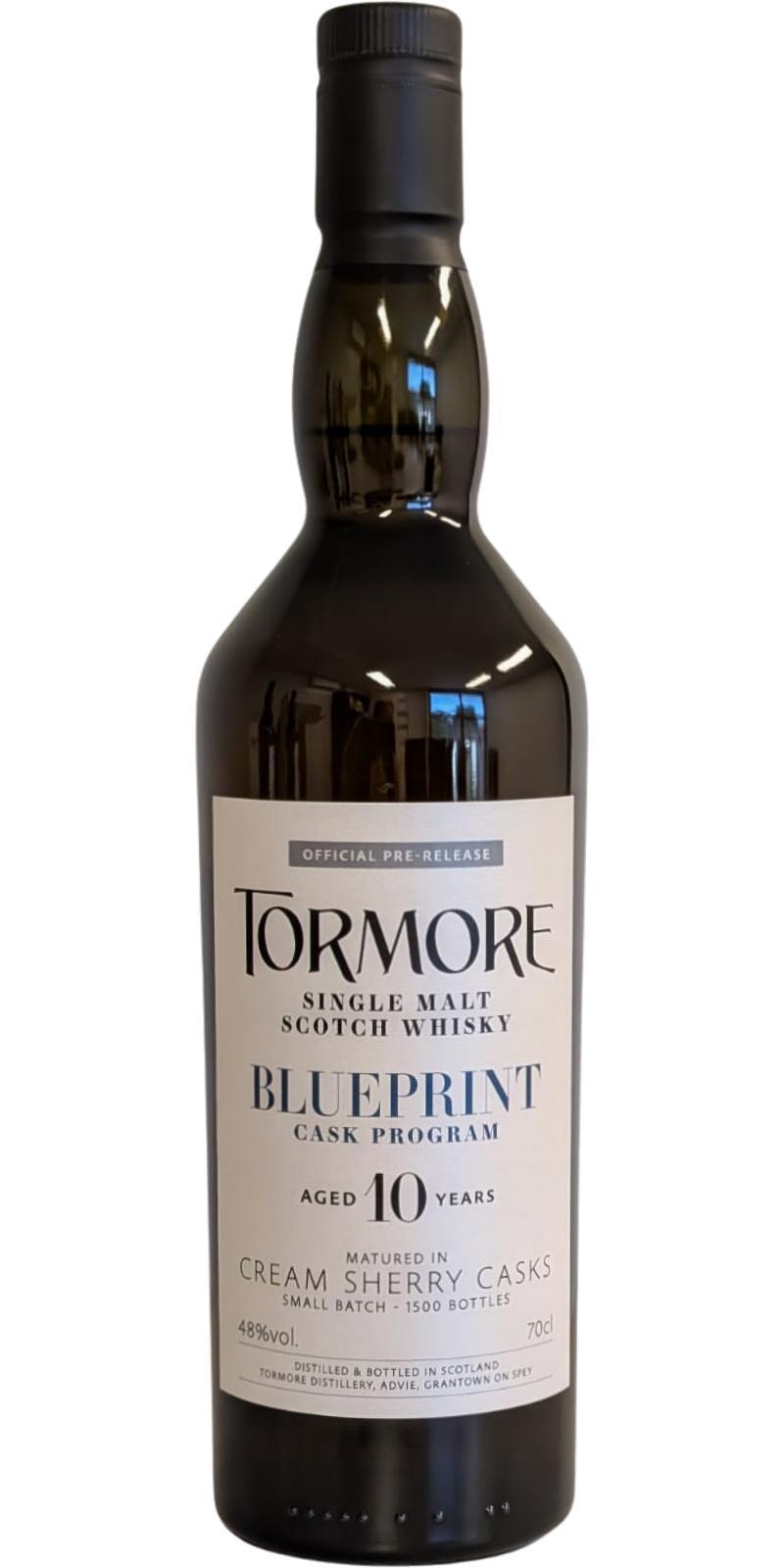 Tormore 10-year-old  Blueprint Cask Program