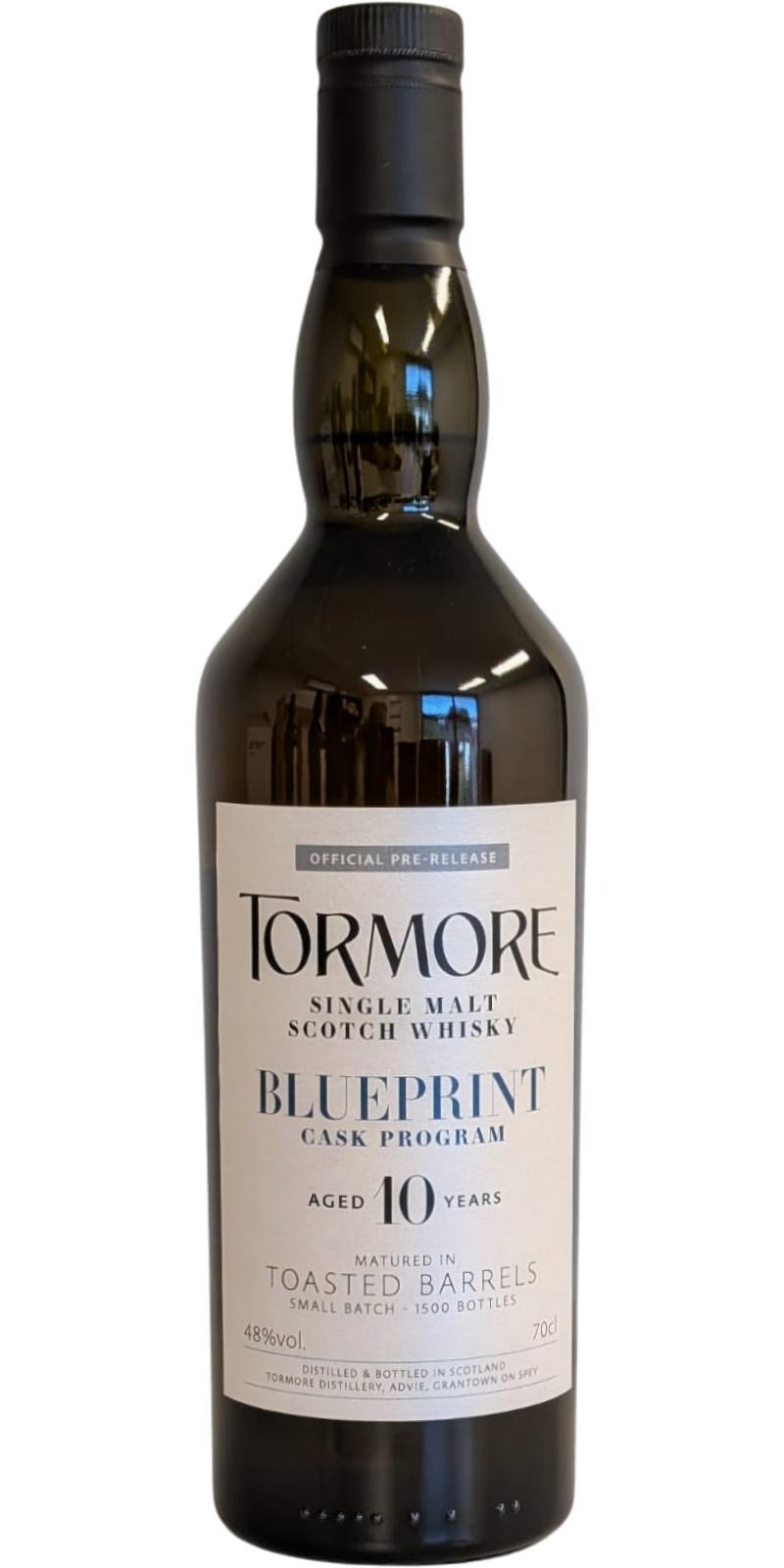 Tormore 10-year-old  Blueprint Cask Program
