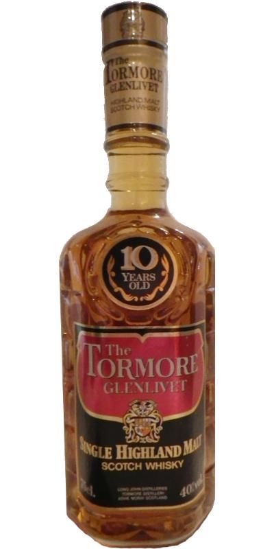 Tormore 10-year-old  The Tormore Glenlivet - Single Highland Malt