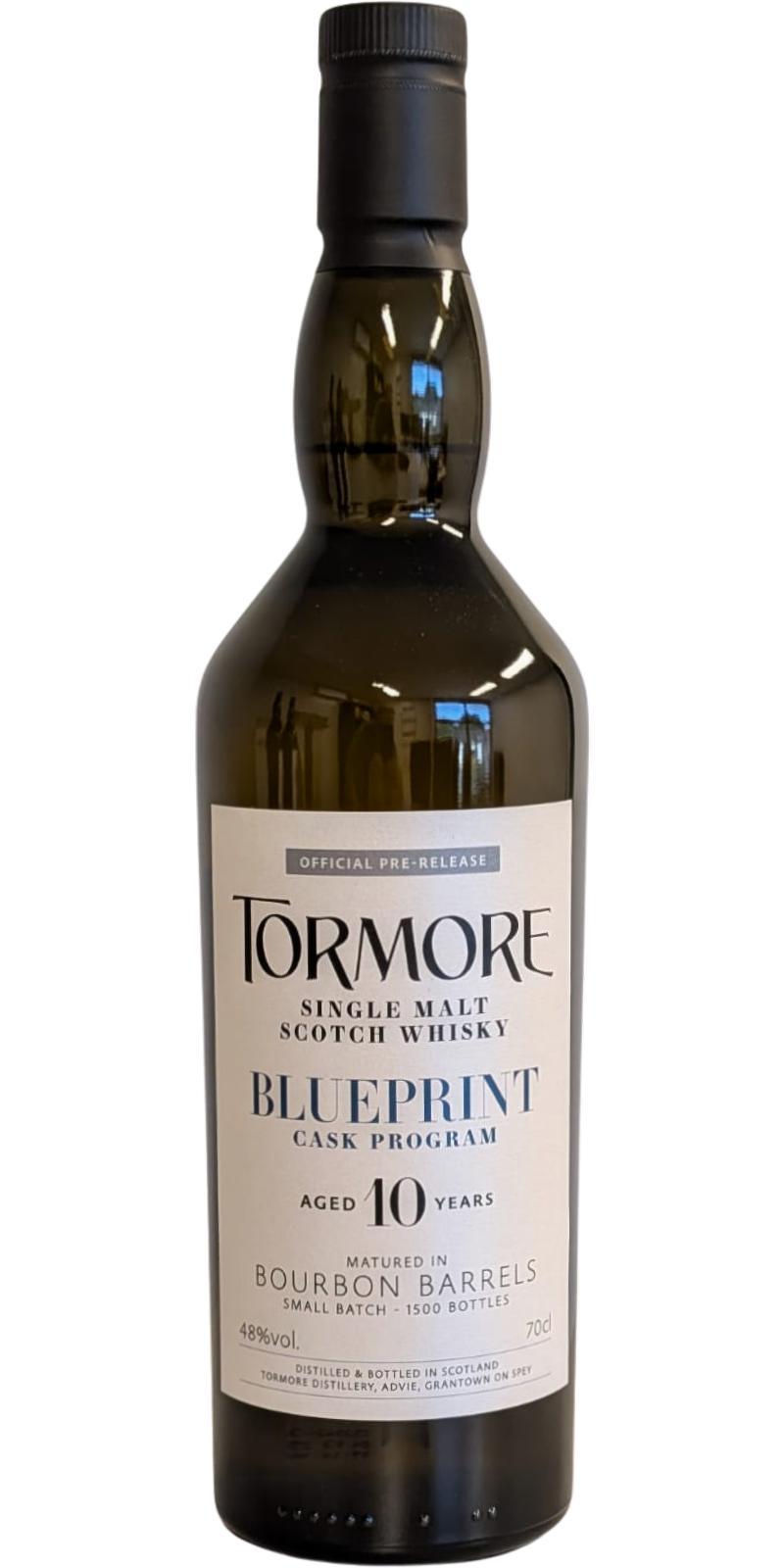 Tormore 10-year-old  Blueprint Cask Program