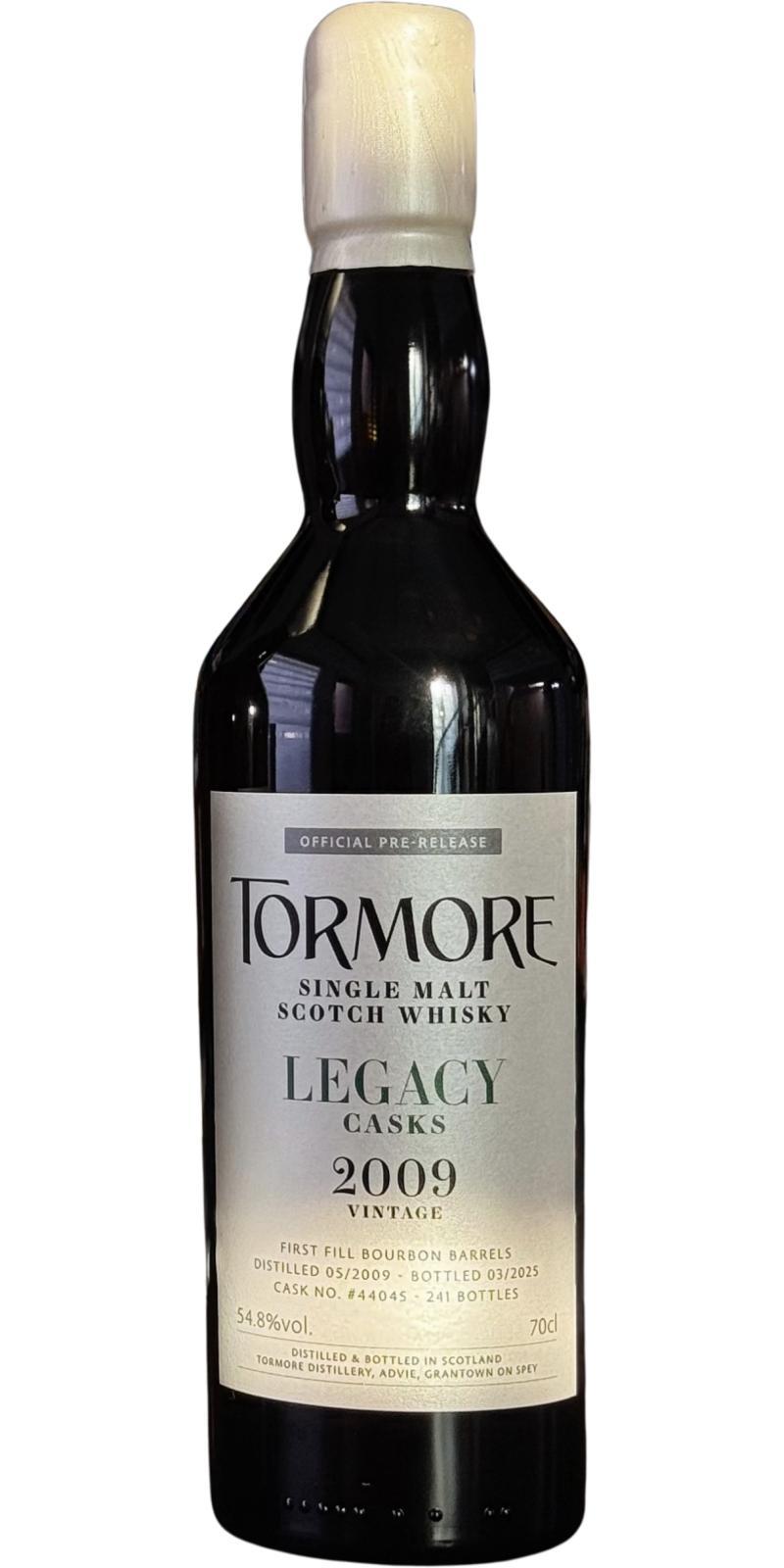 Tormore 2009  Legacy Casks