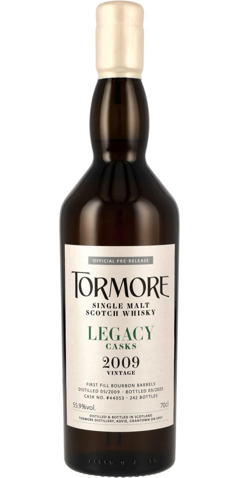 Tormore 2009  Legacy Casks