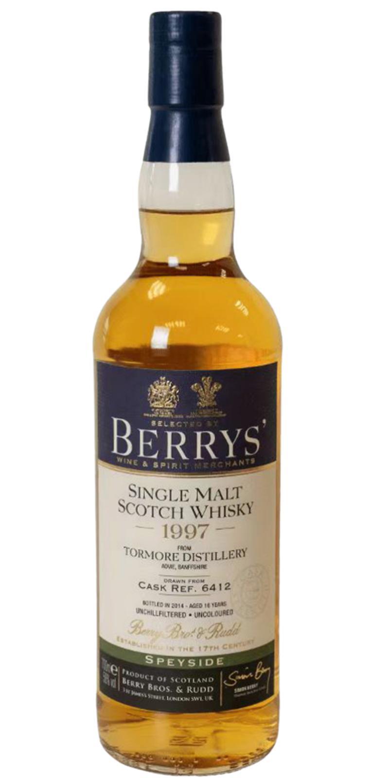 Tormore 1997 BR  Berrys'