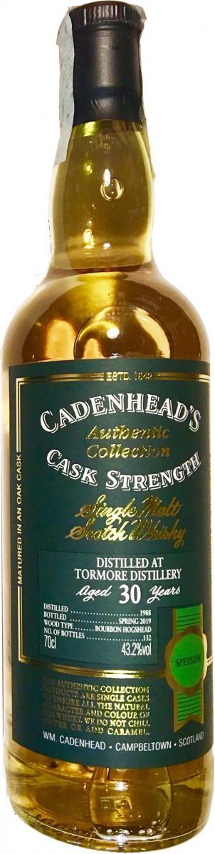 Tormore 1988 CA  Authentic Collection