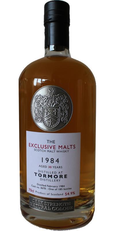 Tormore 1984 CWC  The Exclusive Malts