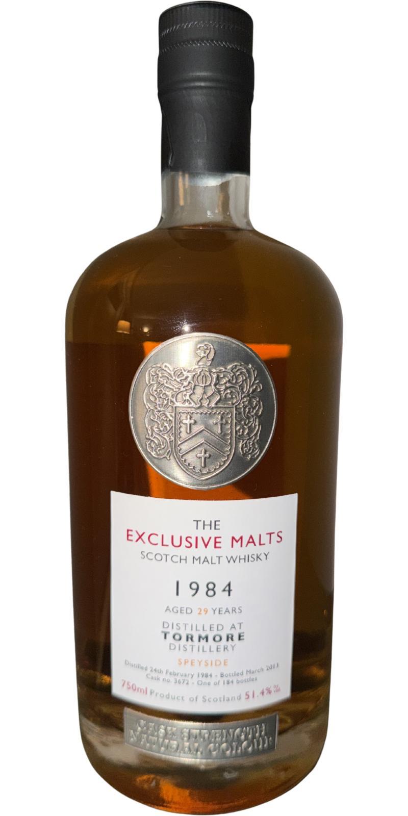 Tormore 1984 CWC  The Exclusive Malts