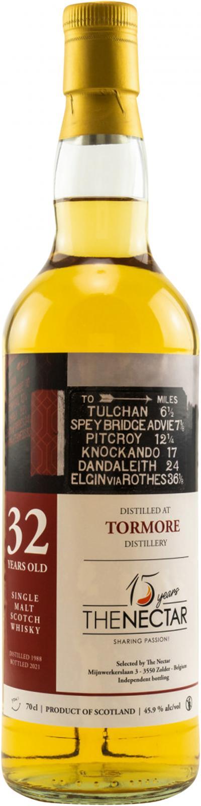 Tormore 1988 DD  15 years The Nectar