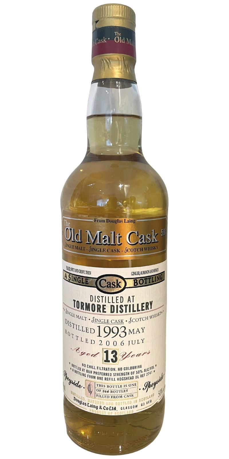 Tormore 1993 DL  The Old Malt Cask