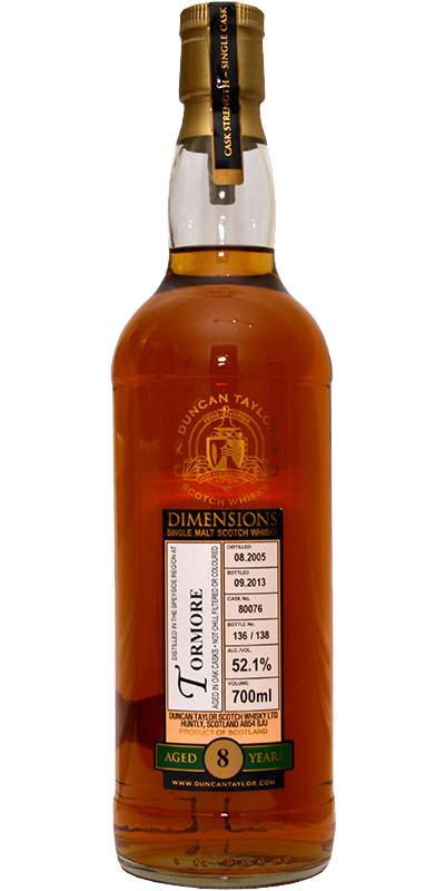 Tormore 2005 DT  Dimensions