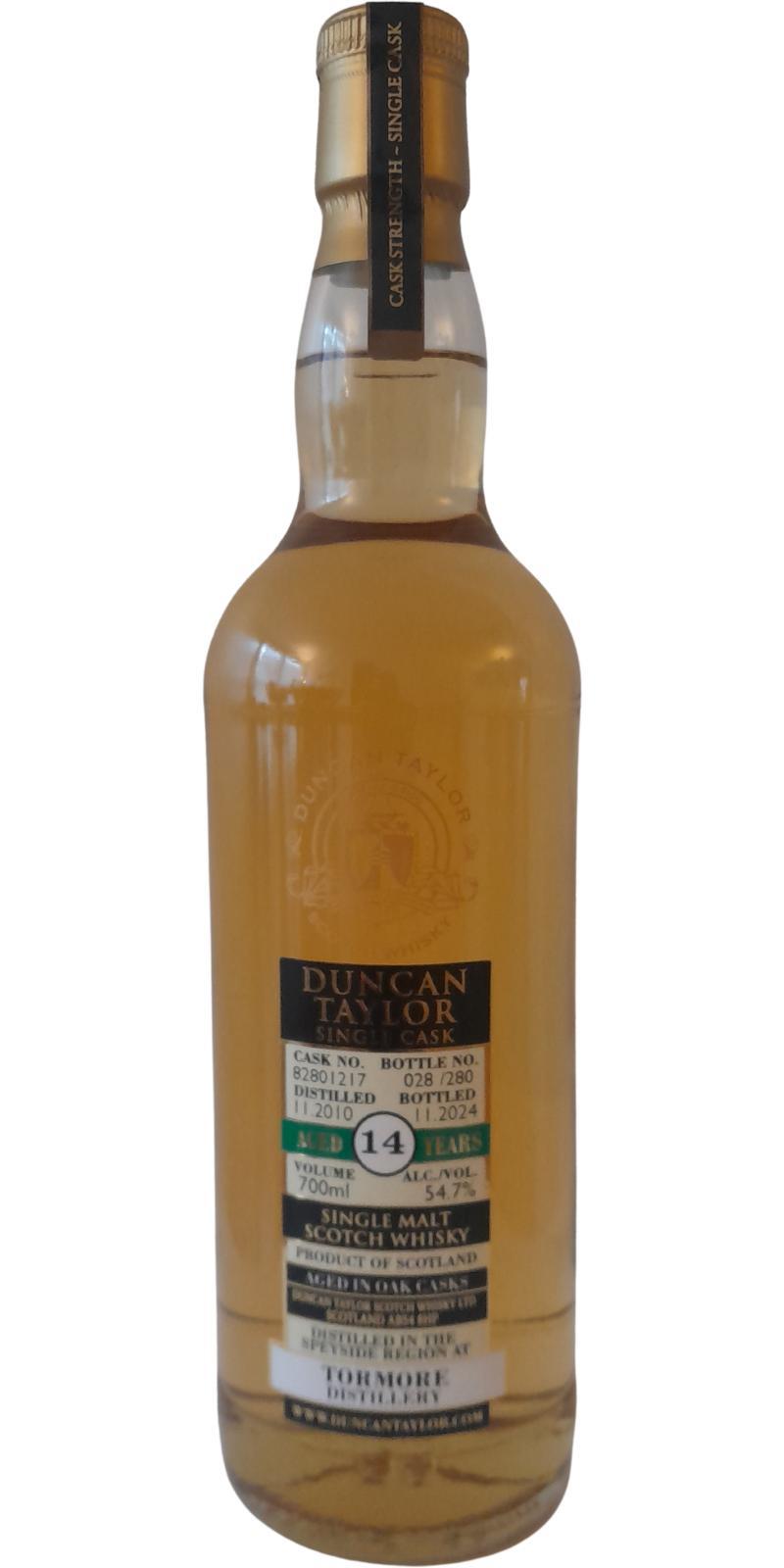 Tormore 2010 DT  Single Cask