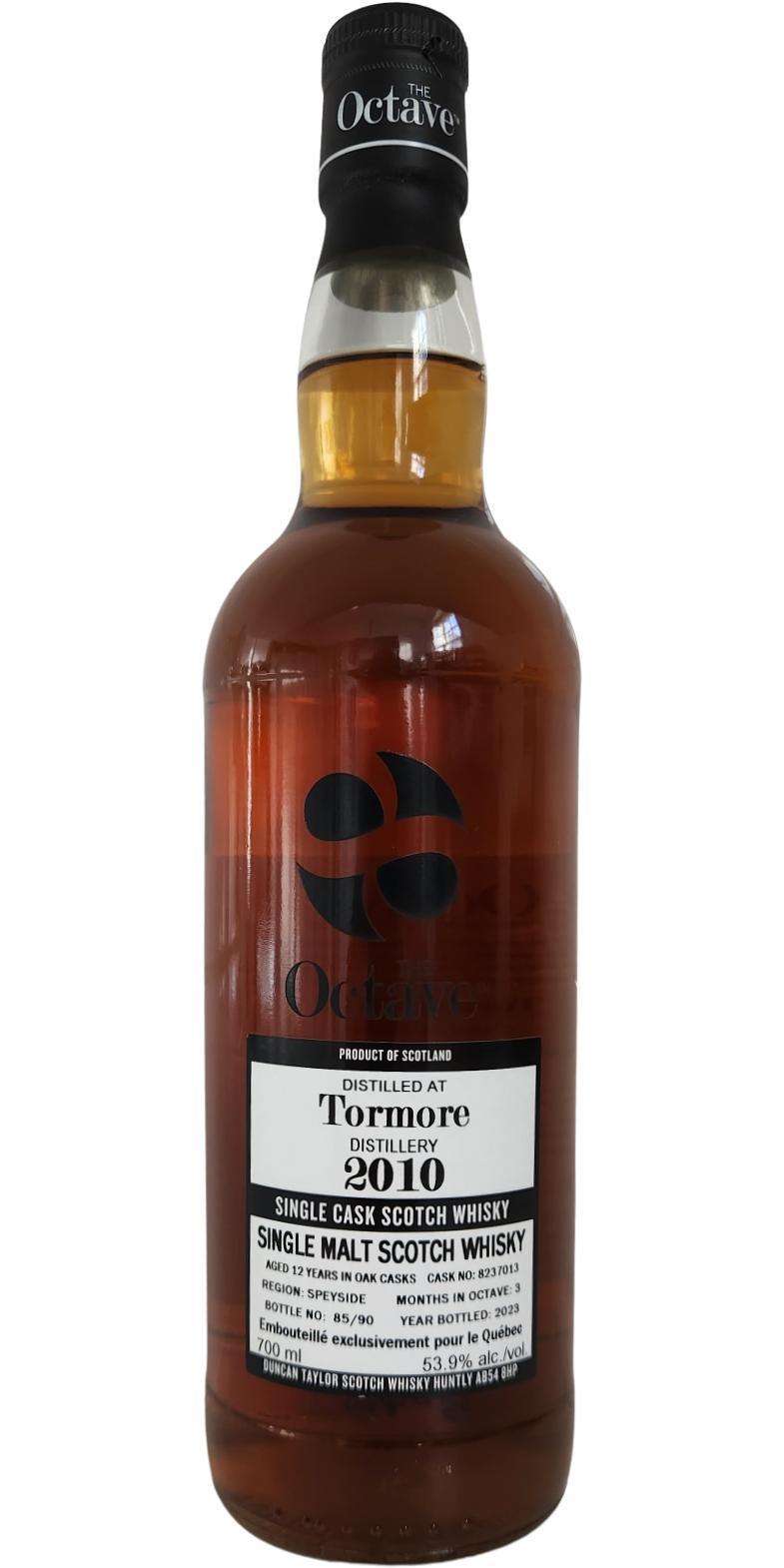 Tormore 2010 DT  The Octave