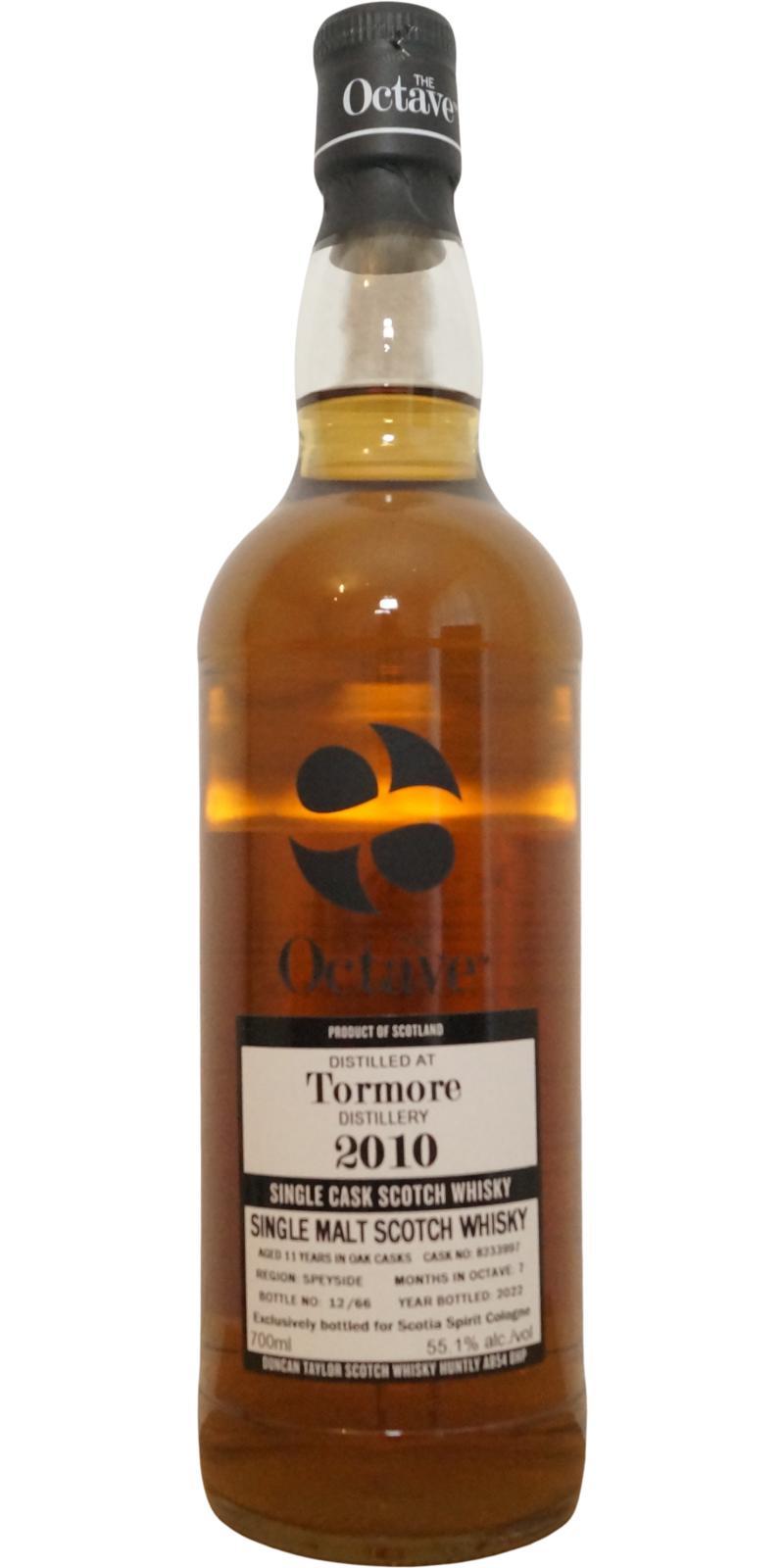 Tormore 2010 DT  The Octave