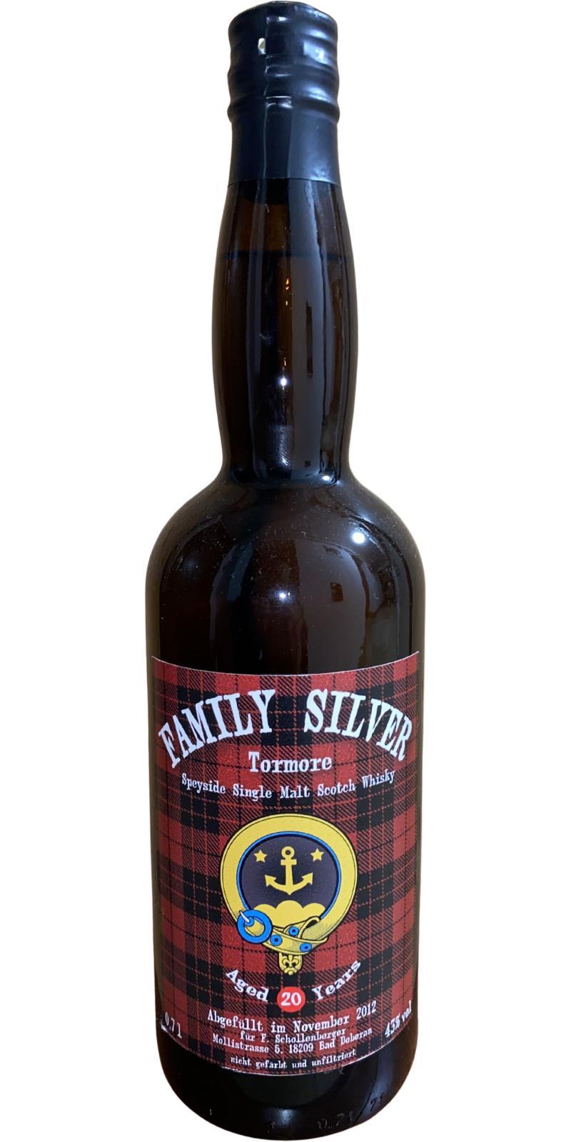 Tormore 20-year-old SSb  Family Silver