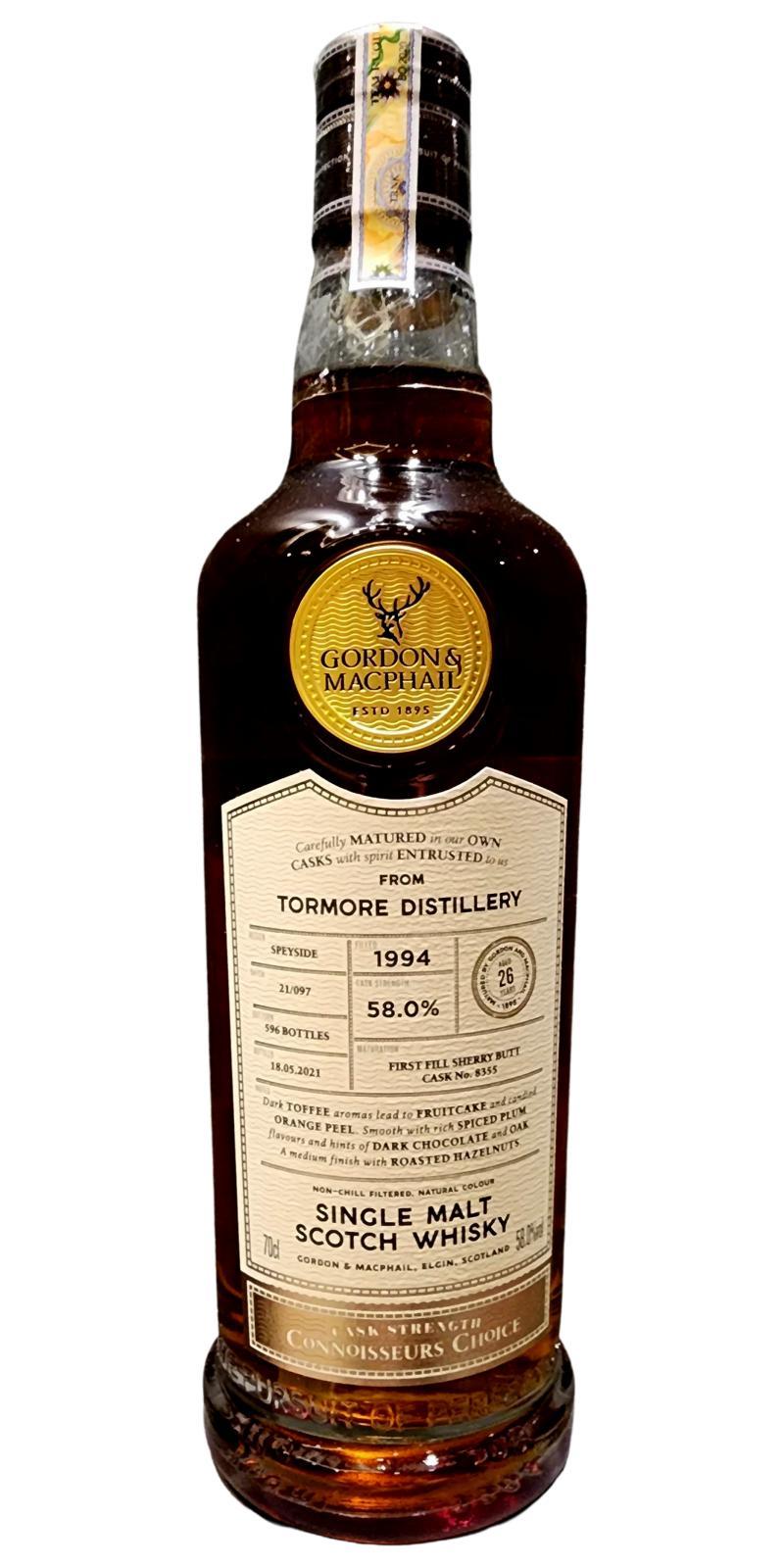 Tormore 1994 GM  Connoisseurs Choice - Cask Strength