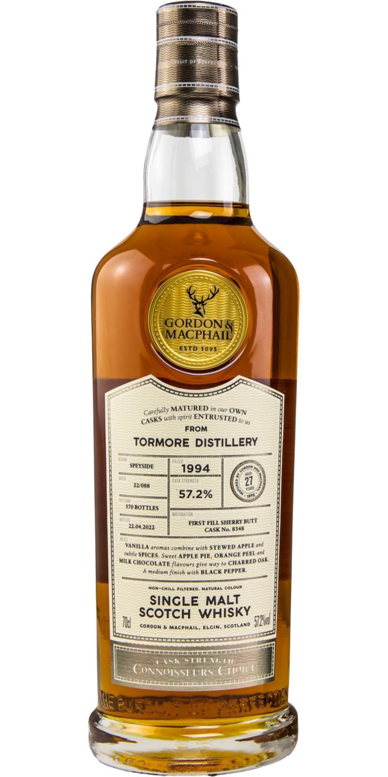 Tormore 1994 GM  Connoisseurs Choice - Cask Strength