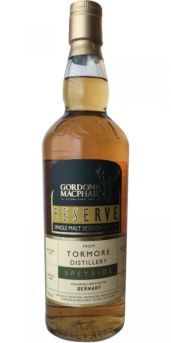 Tormore 1995 GM  Reserve