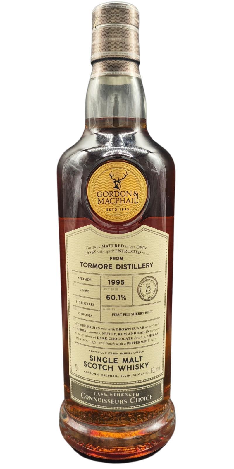 Tormore 1995 GM  Connoisseurs Choice - Cask Strength