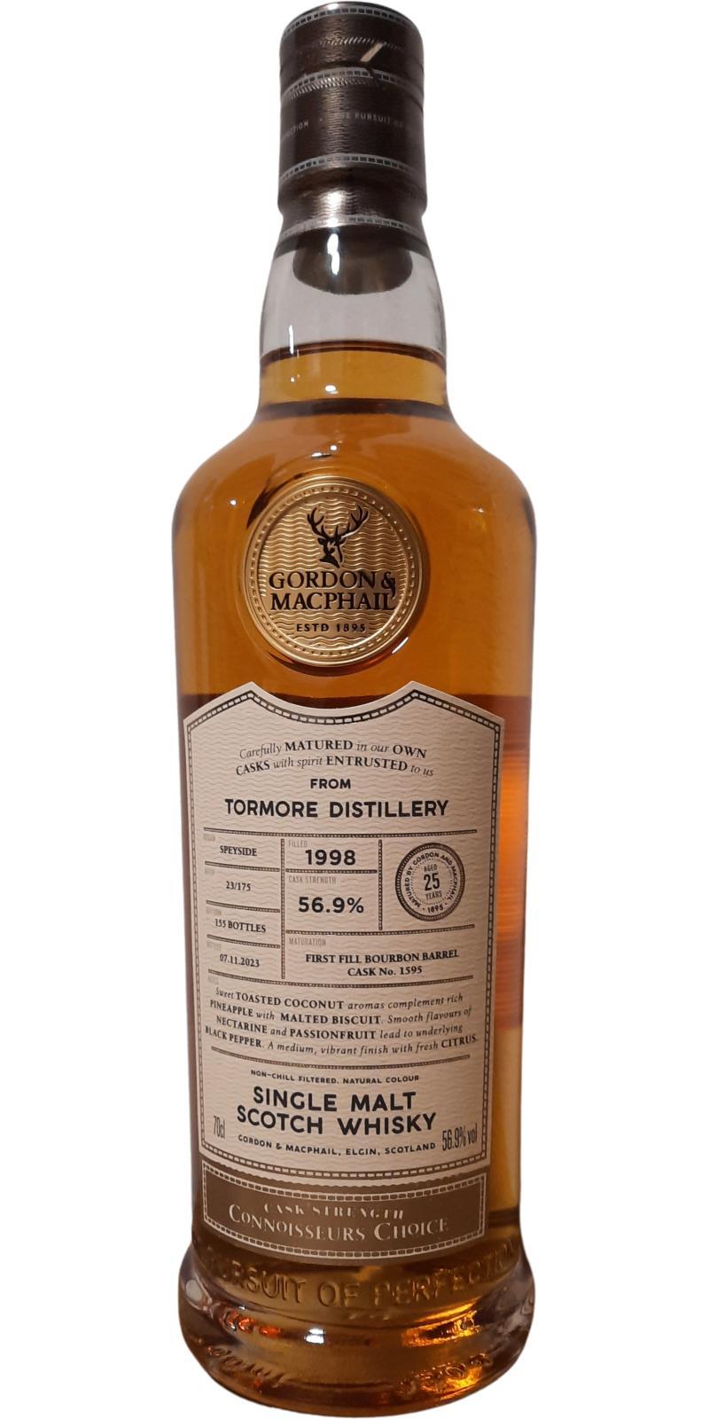 Tormore 1998 GM  Connoisseurs Choice - Cask Strength
