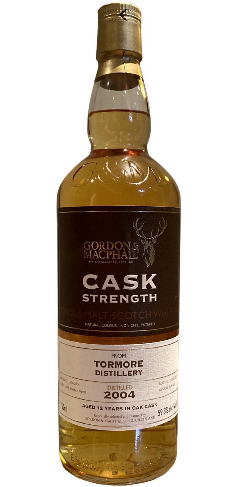 Tormore 2004 GM  Cask Strength