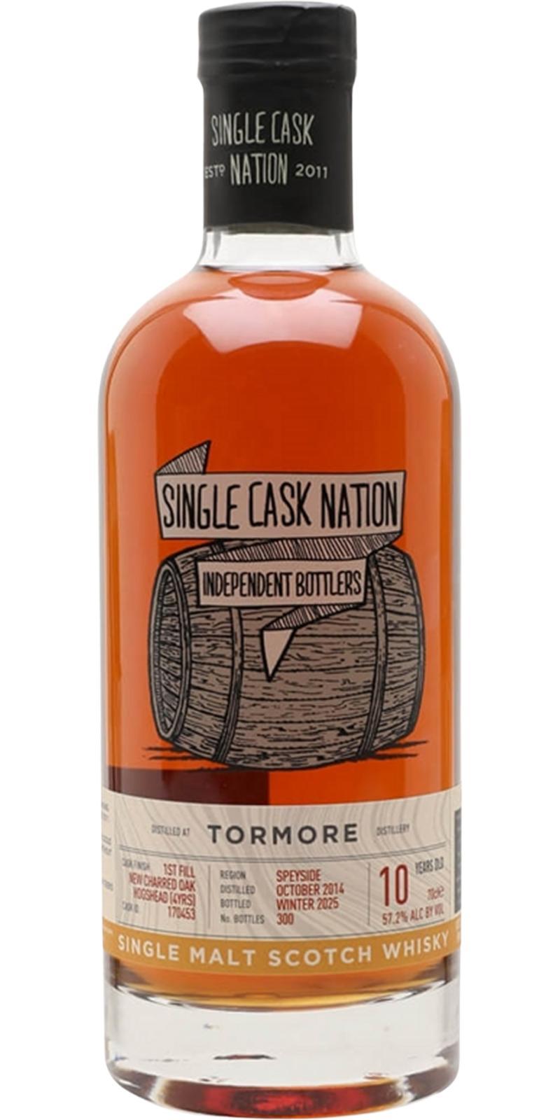 Tormore 2014 JWC  Single Cask Nation