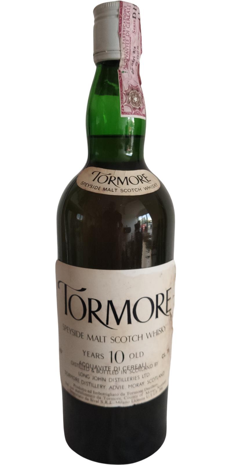 Tormore 10-year-old  Speyside Malt