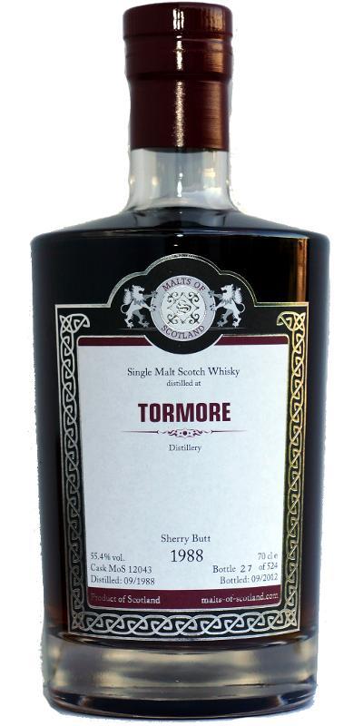Tormore 1988 MoS