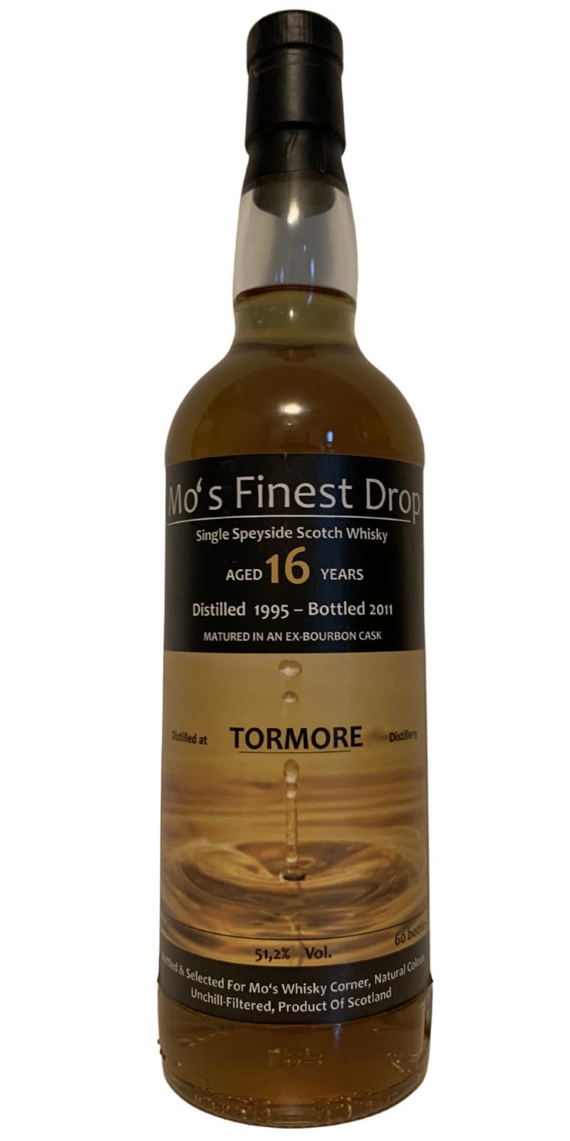 Tormore 1995 MoWC  Mo's Finest Drop