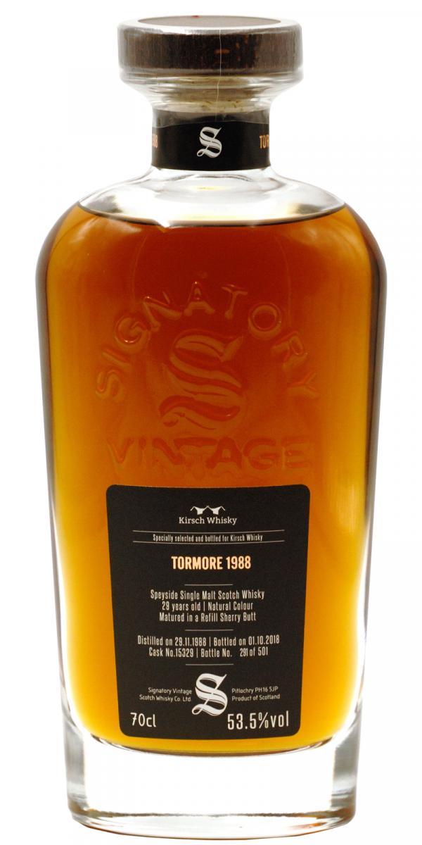 Tormore 1988 SV  Cask Strength Collection