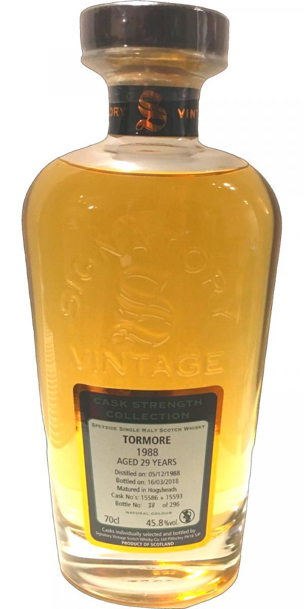 Tormore 1988 SV  Cask Strength Collection