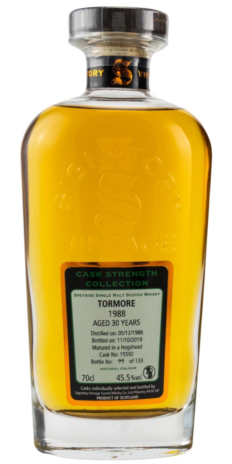 Tormore 1988 SV  Cask Strength Collection