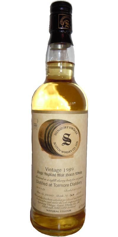 Tormore 1989 SV  Vintage Collection