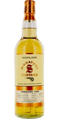 Tormore 1990 SV  Vintage Collection