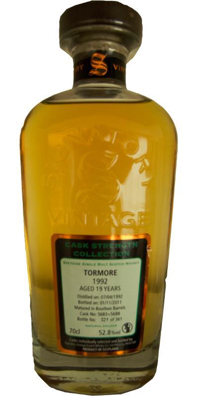 Tormore 1992 SV  Cask Strength Collection