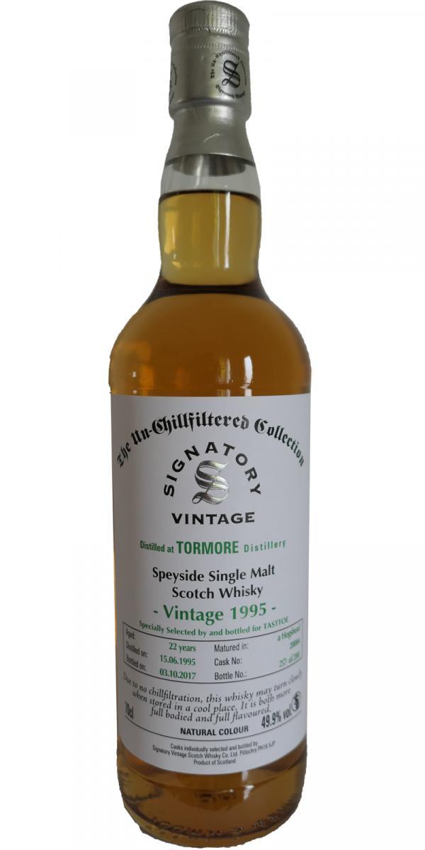 Tormore 1995 SV  The Un-Chillfiltered Collection