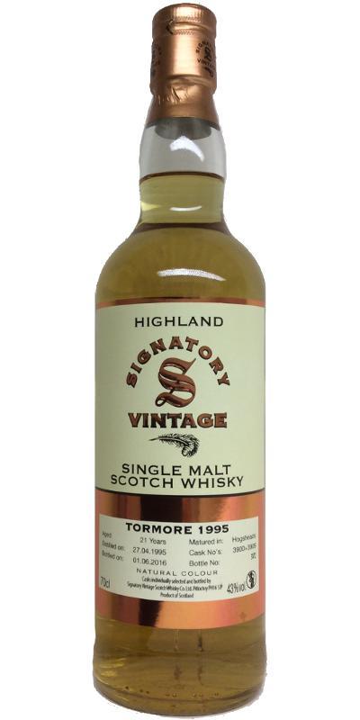Tormore 1995 SV  Vintage Collection
