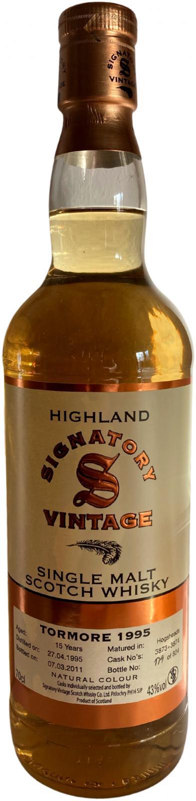 Tormore 1995 SV  Vintage Collection