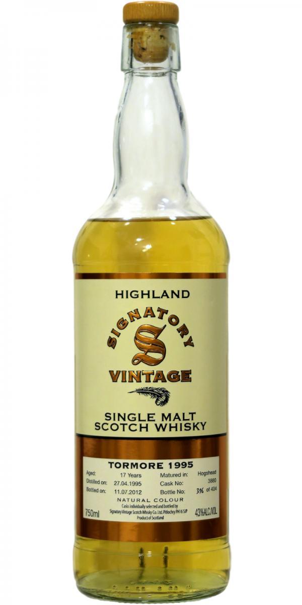 Tormore 1995 SV  Vintage Collection