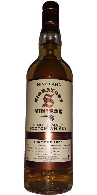 Tormore 1995 SV  Vintage Collection