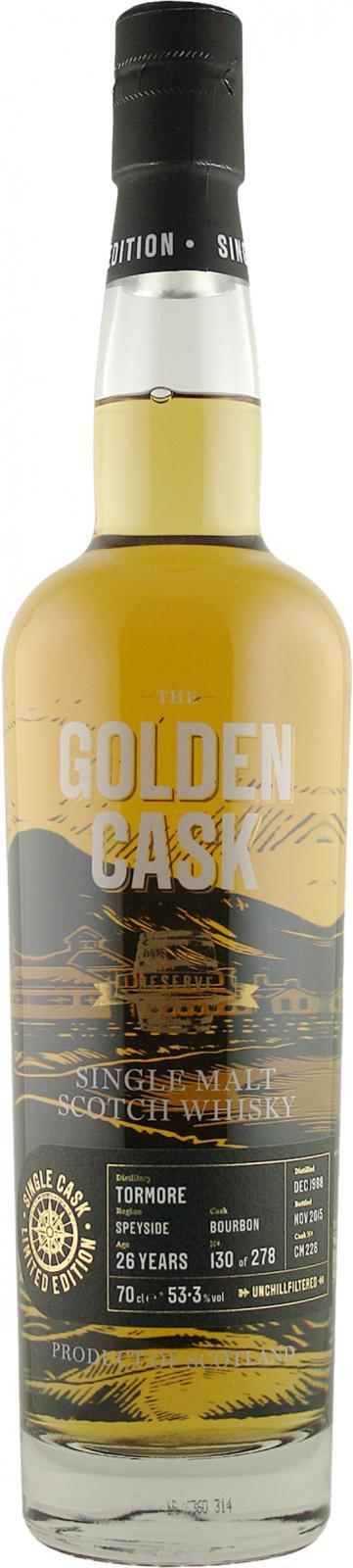 Tormore 1988 HMcD  The Golden Cask