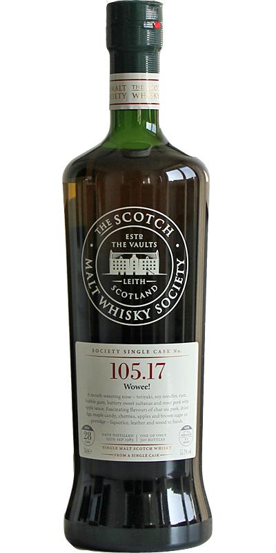 Tormore 1983 SMWS 105.17  Wowee!