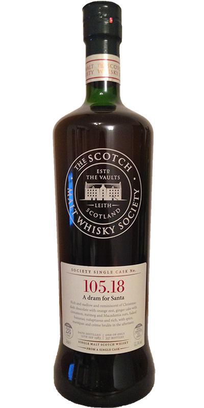 Tormore 1983 SMWS 105.18  A dram for Santa