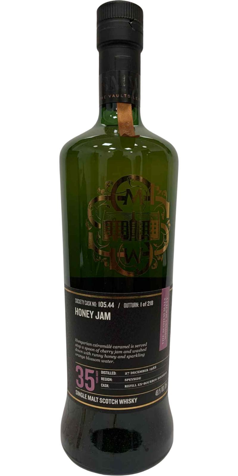 Tormore 1988 SMWS 105.44  Honey jam