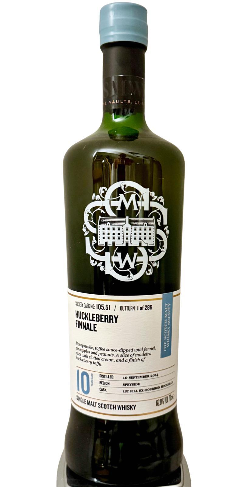 Tormore 2014 SMWS 105.51  Huckleberry finnale