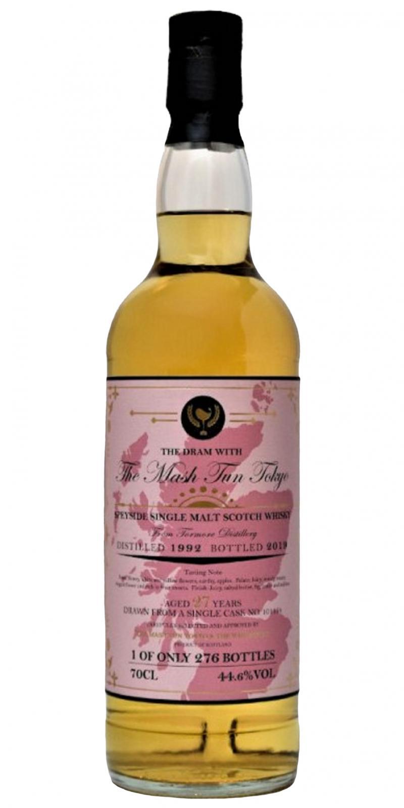 Tormore 1992 TWf  The Mash Tun Tokyo