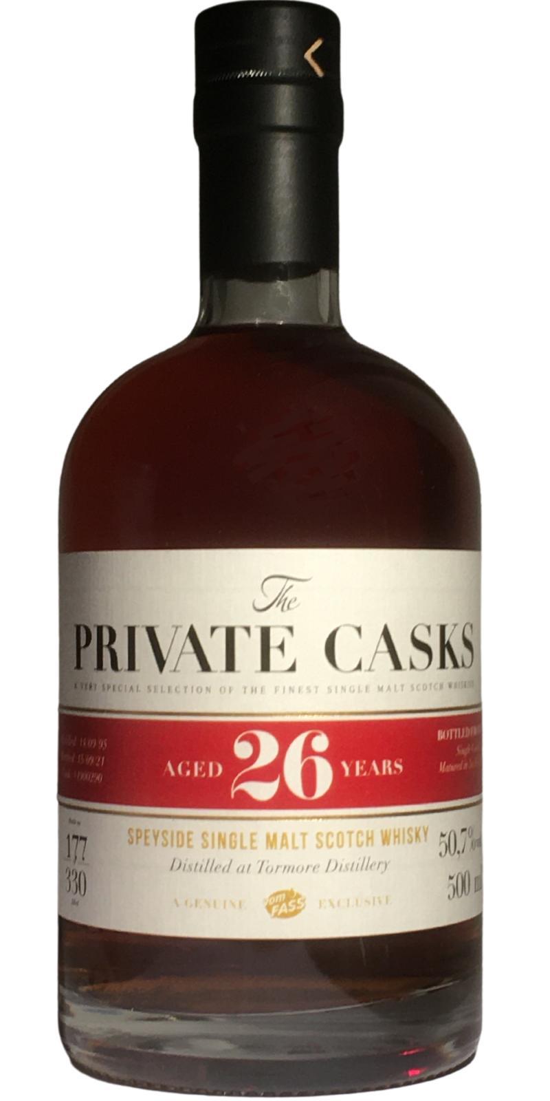 Tormore 1995 vF  The Private Casks