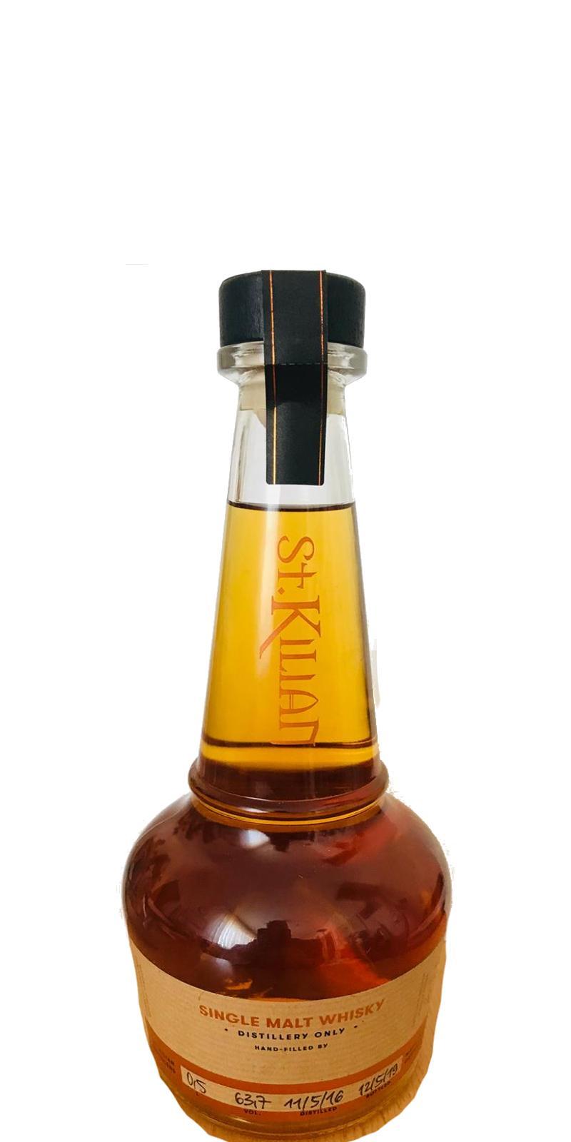 St. Kilian 2016  Distillery Only - Hand-Filled