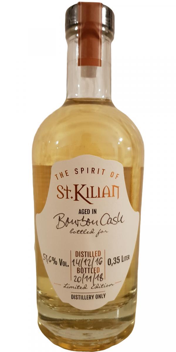 St. Kilian 2016   Handfilled - Distillery only
