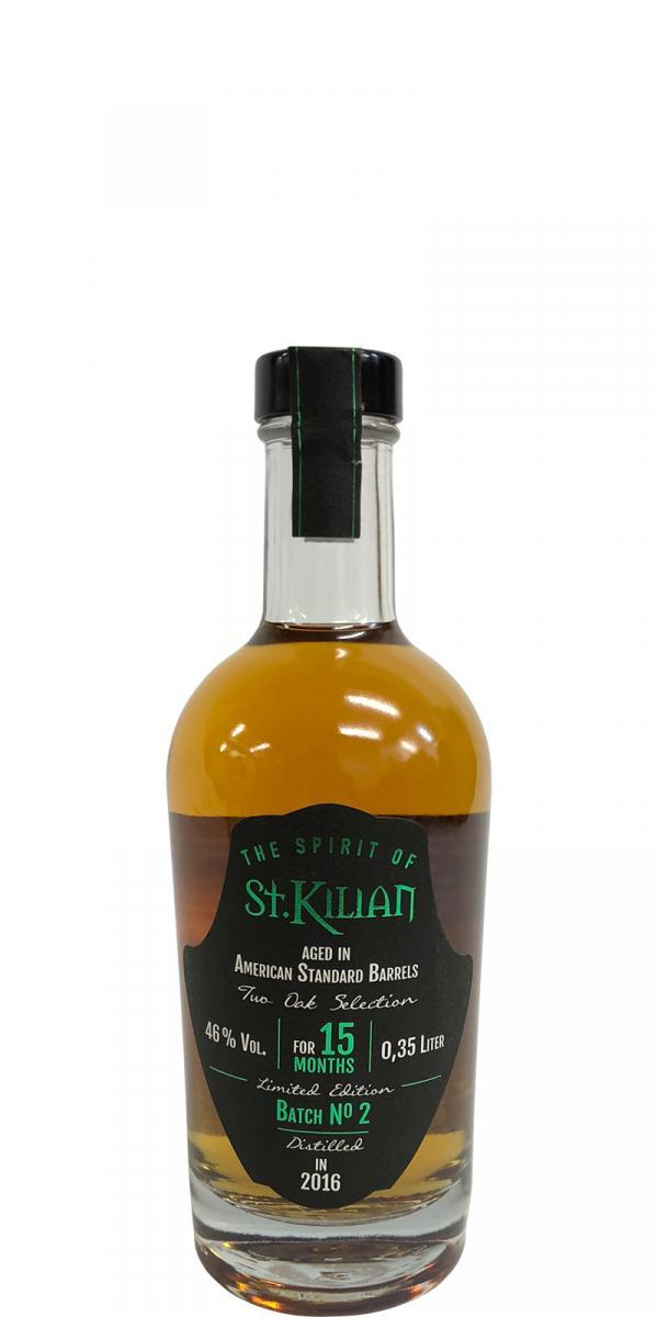 St. Kilian 2016  THE SPIRIT OF ST. KILIAN – Batch No. 2