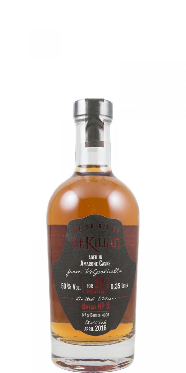 St. Kilian 2016  THE SPIRIT OF ST. KILIAN – Batch No. 5