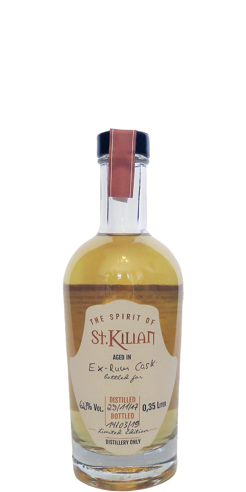 St. Kilian 2017  Rum Cask - Distillery Only